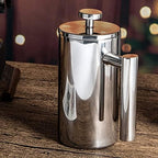French Press Coffee Maker Stainless Steel Double Walled Insulated Coffee Maker Pot - Image 2