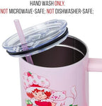Silver Buffalo Strawberry Shortcake Vintage, Stainless Steel Tumbler, 40oz - Image 4