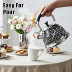 Tea Kettle, 3.1QT Vintage Whistling Tea Kettle for Stovetop - Image 7