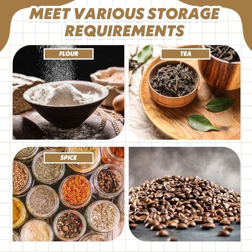Suclain 3 Pack 304 Stainless Steel Airtight Canister with Locking Clamp Metal Sealed Food Storage Containers for Flour Rice Cereal Grain Coffee Bean and Pet Food (12l+21l+33l) - Image 6