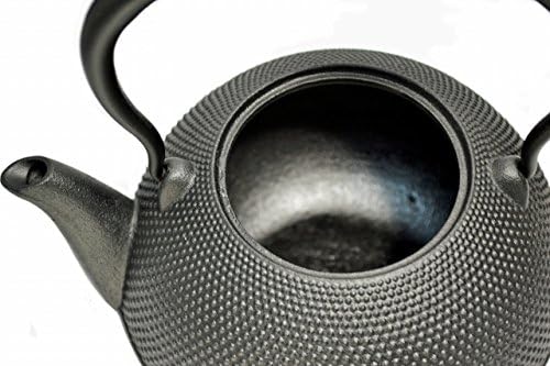 Japan Nambu Ironware Oigen Tetsubin Kettle Maromi Arare H-143 - Image 3