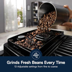De'Longhi Magnifica Start Automatic Espresso Machine, Milk Frother, Black - Image 5