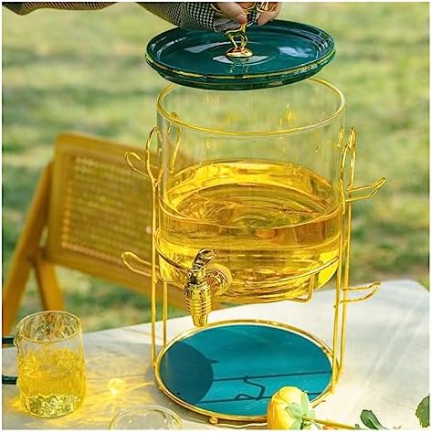 Water Pitcher High Temperature Resistant Cold Kettle with Faucet Glass Household Beverage Bucket Large Capacity Cold Drink Set Cold Kettle Water Jug - Image 4