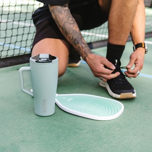 BrüMate Era Flip 30oz Tumbler with 100% Leakproof Covered Straw Lid | Hygienic Covered Straw | Insulated Stainless Steel Water Bottle with Handle | Cup Holder Friendly | BPA-Free (Mocha) - Image 5