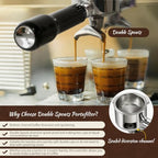 51mm Portafilter Compatible with CASABREWS CM5418 and 3700 Series(Black) - Image 4