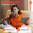 Self Heating Coffee Mug 14oz Smart Mug, App-Controlled Cordless Coffee Mug Warmer with DIY Pattern, Fast Heating-Up to 149℉ Smart Coffee Mug Warmer for Coffee|Tea|Milk&More, Gifts for Men Women - Image 3