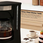 12-Cup Drip Coffee Maker,Auto Keep Warm,Reusable Filter,60Oz Size - Image 7