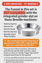 Breville Espresso Machine Tools Kit 54mm Naked Portafilter, Tamper, Distribution Tool, Wdt, Dosing Funnel and Puck- Complete Home Barista Set for Beginners 6pcs - Image 3