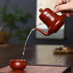 Tea Pots For Loose Tea 130ML Small Capacity Clay TeapotCraftsman Handmade Kettle Puer Tea Set Kung Fu Zisha Teaware Tea Infuser Pot - Image 7