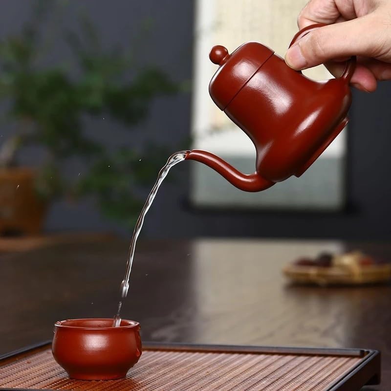 Tea Pots For Loose Tea 130ML Small Capacity Clay TeapotCraftsman Handmade Kettle Puer Tea Set Kung Fu Zisha Teaware Tea Infuser Pot - Image 7
