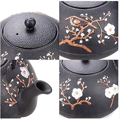 1200ML Japanese Tetsubin Cast Iron Teapot Tea Kettle For Stove Top With Infuser And Insulation Handle - Image 4