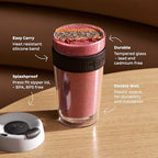 KeepCup Longplay Reusable Coffee Cup, 16 oz Tempered Glass Travel Mug with Removable Tritan Sleeve and Splashproof Lid, Dishwasher Safe, Helio - Image 2