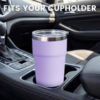 MEWAY 16oz Tumbler Double Wall Vacuum Insulated Travel Mug Bulk, Stainless Steel Tumblers with Lid, Powder Coated Coffee Cups for Cold & Hot Drinks (Lavender,12 Pack) - Image 4