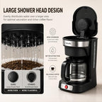 12-Cup Drip Coffee Maker,Auto Keep Warm,Reusable Filter,60Oz Size - Image 4
