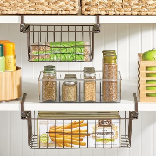 iDesign 4-Section Storage Bin, Clear - Image 5