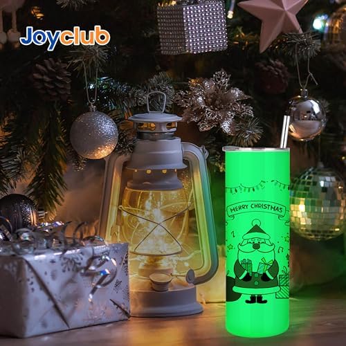 Joyclub 20 oz Sublimation Tumblers 8 Pack Glow in the Dark Tumblers - Image 5