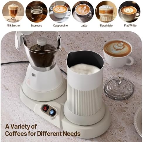 Electric Espresso Machine with Milk Frother 2 in 1 Efficient - Image 6