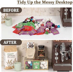 Glass Tea Bag Organizer with Drawer, Clear Teabag Holder Counter - Image 3