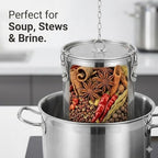Hemoton Stainless Steel Spice Filter Hamper 6.29 Inch - Image 2