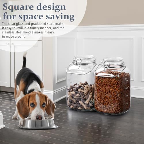 Folinstall 1.5 Gallon Glass Jar with Lid, Wide Mouth Mason Jars, 2PCS - Image 2