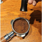 Stainless Steel Coffee Tamper Needles With Base Press-type Powder Collecting Needle Coffee Accessories(Silver) - Image 4
