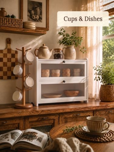 Bread Box for Kitchen Countertop Large Capacity with Top Storage Shelf - Image 7