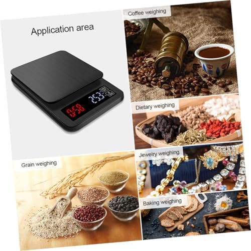 Electronic Coffee Scale 5kg Capacity with Timer, Precision Sensors - Image 2
