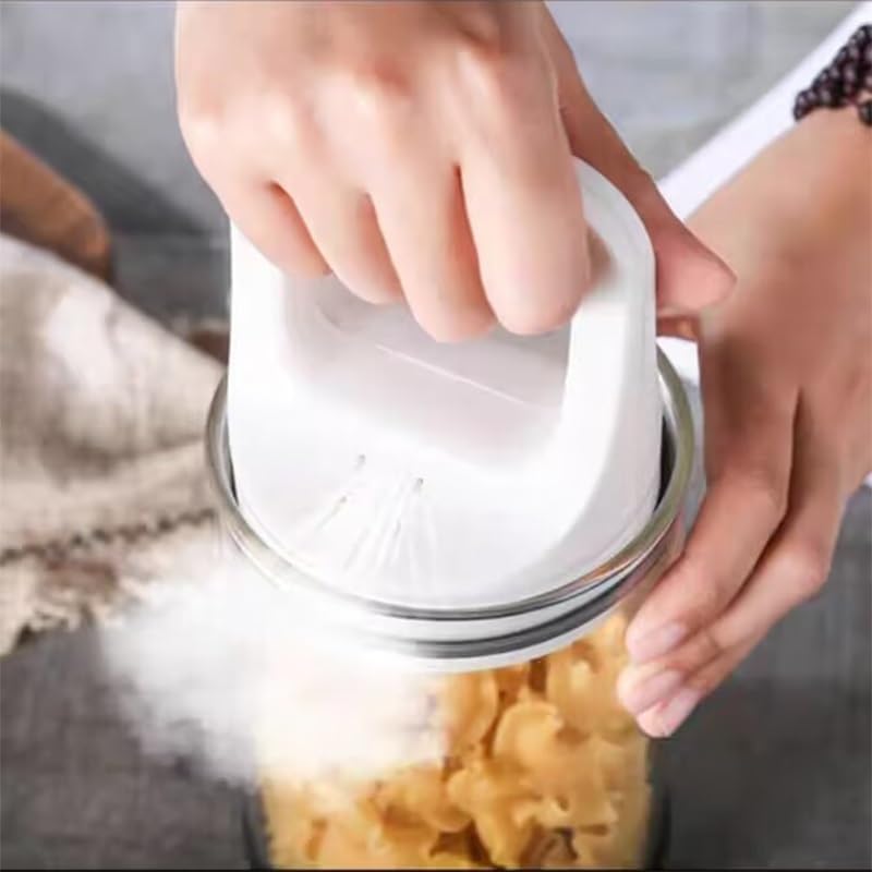 Glass Vacuum Sealed Coffee Bean Storage Canister Moisture Proof - Image 3