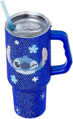 Silver Buffalo Lilo and Stitch Wink Face, Stainless Steel Tumbler, 40oz - Image 4