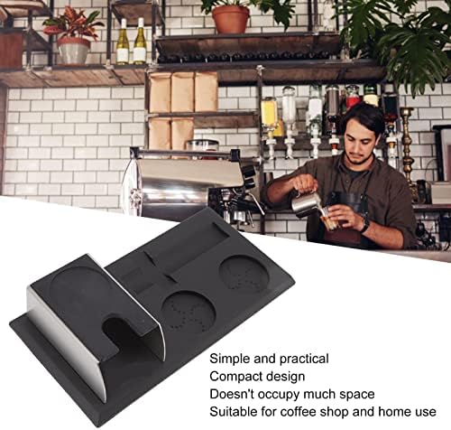 Coffee Tamper Mat Set, Nonslip Stable Holder with Storage Base - Image 5