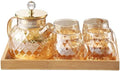 Water Pitcher Glass Cold Kettle high Temperature Resistant Household Set Family with Cold Kettle Juice Pot tie Pot teapot Water Jug(L) by Unknown