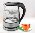 EUROSTAR EKG120BK 1.2L Glass Kettle, Black by EUROSTAR