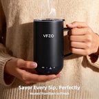 Self Heating Coffee Mug,High-Capacity- 18 oz, 180 Min Battery Life, Smart Heated Coffee Mug，Smart Mug, Simple Temperature Control Operation, Gifts for Family Members (Black) - Image 2