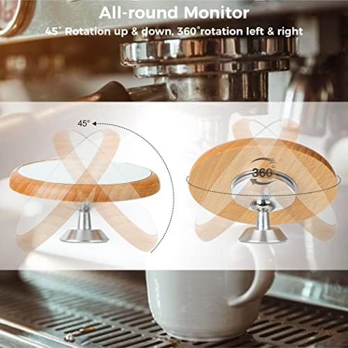 Espresso Shot Mirror for Bottomless Naked Portafilter, 360 Degree Rotation, Magnetic Detachable Mirror for Espresso Flow Rate Observation, Coffee Machine Accessory - Image 4