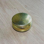 Premium Pure Titanium Mini Tea Tin Canister, Airtight Tea Container, Lightweight and Durable, Suitable for Loose Leaf Tea, Spices, Herbs - Ideal for Travel and Home Use​ (Gilt) by TIBROMTACK