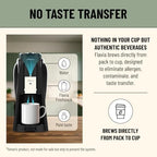 Flavia Aroma Brewer - Coffee Machine, Makes Coffee, Lattes, Tea, and other Hot or Iced Beverages with Single-Serve Freshpacks, Multiple Brew Sizes, Grey, Works ONLY with Flavia Freshpacks. - Image 5