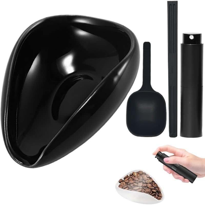 FLYMUYU Ceramic Coffee Dosing Cup & Measuring Spoon Espresso Accessory - Image 2