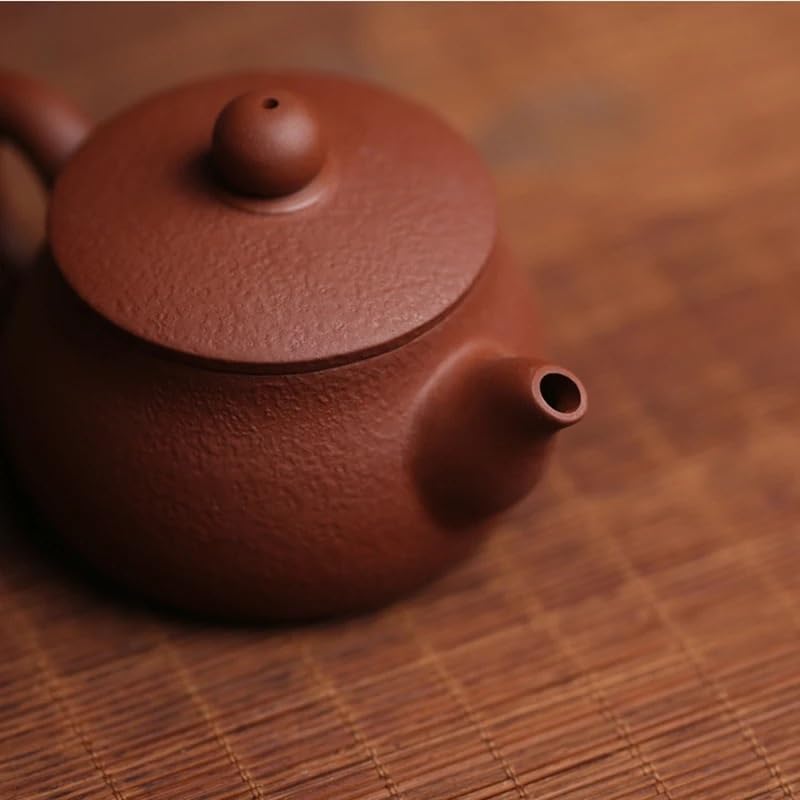 Tea Pots For Loose Tea Chinese Creative Purple Sand Kettle Chinese Tea Ceremony Supplies Loose Tea Teapot Multifunctional Ceramic Teapot Retro Tea Teapot Tea Infuser Pot(70ml teapot) - Image 7