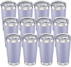 20 oz Tumbler with Lid Stainless Steel Insulated Tumblers Bulk Cups Mug by Orebigo
