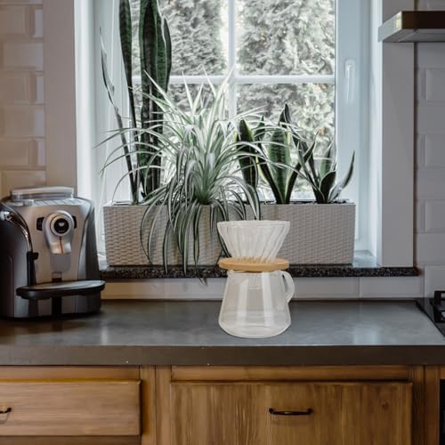 Coffee Dripping Cup 600ml Wooden Manual Brewing Coffee Xmas Filter - Image 5
