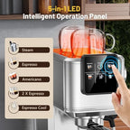 KEENSTAR Espresso Machine 20 Bar with Milk Frother, Hot & Iced Coffee Makers, Stainless Steel Espresso Maker with Rapid Cold Brew, Touch Screen with Water Tank for Latte, Cappuccino, Gift - Image 5