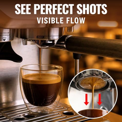 54mm Bottomless Portafilter, True Lay-Flat Naked Portafilter - Image 6