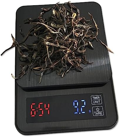 Happyyami 5Kg Electronic Coffee Scale with Timer Capacity Precision Sensors for Cooking and Baking Portable Kitchen Scale Black Color for Weighing Coffee Grains and More by Happyyami