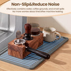 NOTSEK 2 in 1 Coffee Bar Mat for Breville/Ninja Espresso Machine Countertop - Image 6