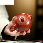 Tea Pots For Loose Tea 160ml Purple Clay Teapot Handmade Multifunctional Ceramic Teapot with Strainer Zisha Teaset Tea Infuser Pot - Image 4