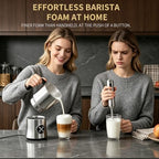 Milk Frother and Steamer, Automatic Hot and Cold Foam Maker with Detachable Stainless Steel Jug, 4-in-1 Electric Frother for Latte, Cappuccinos, Macchiato, and Hot Chocolate - Image 6