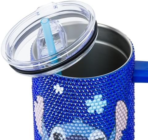 Silver Buffalo Lilo and Stitch Wink Face, Stainless Steel Tumbler, 40oz - Image 5