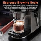 Digital Coffee Scale with Timer & Wireless Display, 3kg/0.1g Accurate Kitchen Scale for Espresso Pour Over Coffee, 5 Brewing Modes, Compact Design Compatible with Espresso Machines - Image 6