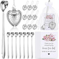 Qinyoung 50 Sets Bridal Shower Tea Party Favors for Guests, Silver by Qinyoung