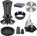 51mm Espresso Accessories Kit, Spring Loaded Calibrated Tamper,mat，WDT Tool，Dosing Funnel，Puck Screen kit，Basket Removal Tool ，Cleaning ClothSet， Fits Espresso Coffee Machines and 51 mm Portafilters by Unknown